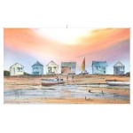 Beach Huts @ Mudeford  Greeting Card